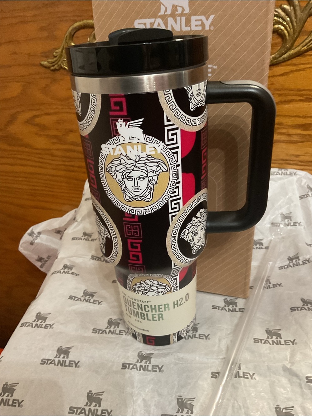 Stanley special edition Quencher H2.0 Tumbler in Black, Red, White, Gold